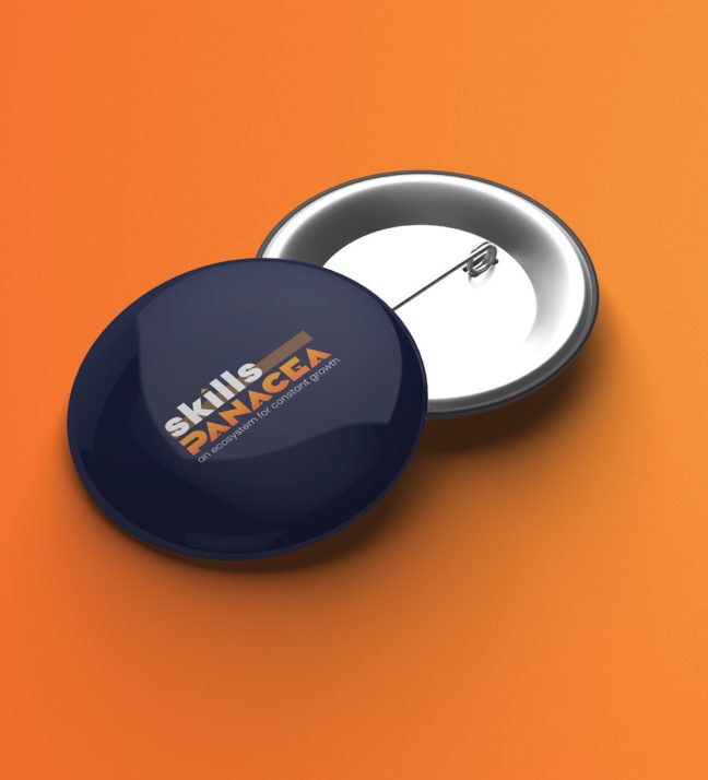 Skills Panacea badge pin